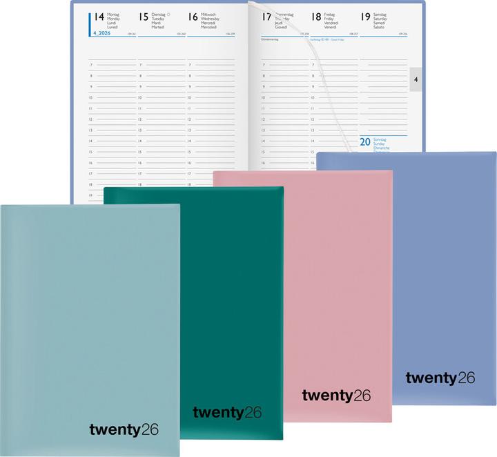 Produktbild Biella Geschäftsagenda Colorful 7 (14.5 x 20.5 cm)