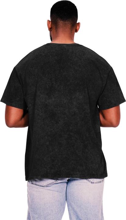 Actual product image Universal Textiles Unisex Adult Acid Wash Ringspun Cotton T-Shirt (3XL)