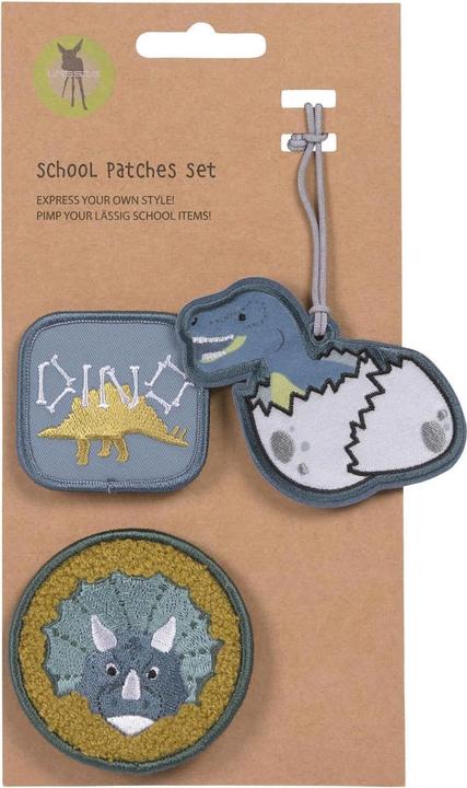 Actual product image Lässig Badges and hangers dinosaur 3-piece