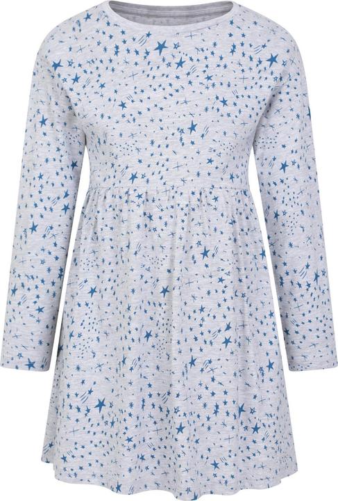 Actual product image Mountain Warehouse Girls Mountain Essentials Lora Printed Long-Sleeved Dress (116)