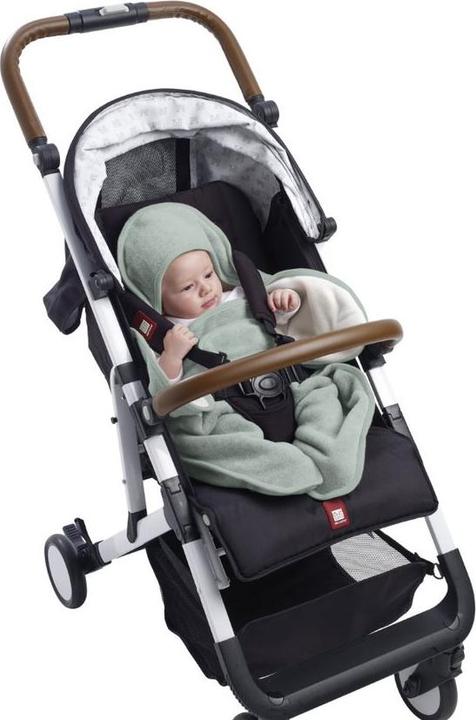 Image du produit Beaba Babynomade double polaire 0-6 m. sauge/blanc