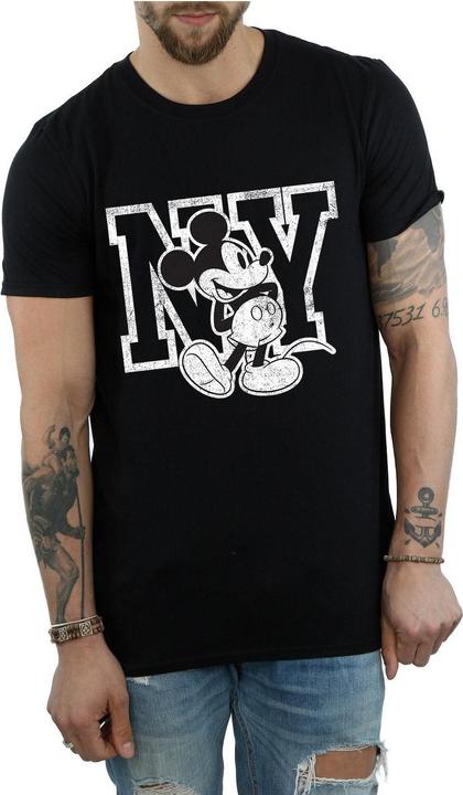 Immagine prodotto Disney Mickey Mouse NY Kicking Maglietta Uomo (XL)