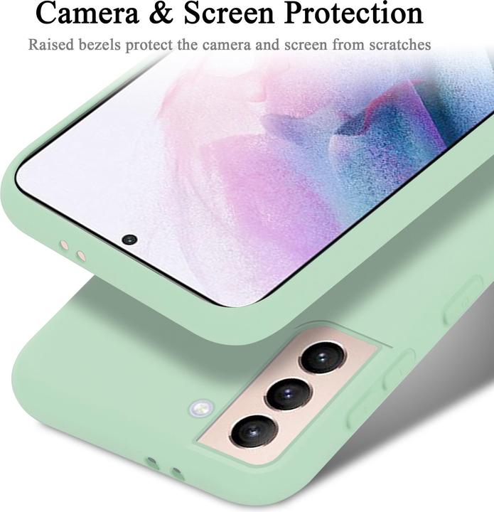 Actual product image Cadorabo TPU Liquid Silicone Case Cover (Samsung Galaxy S21+)