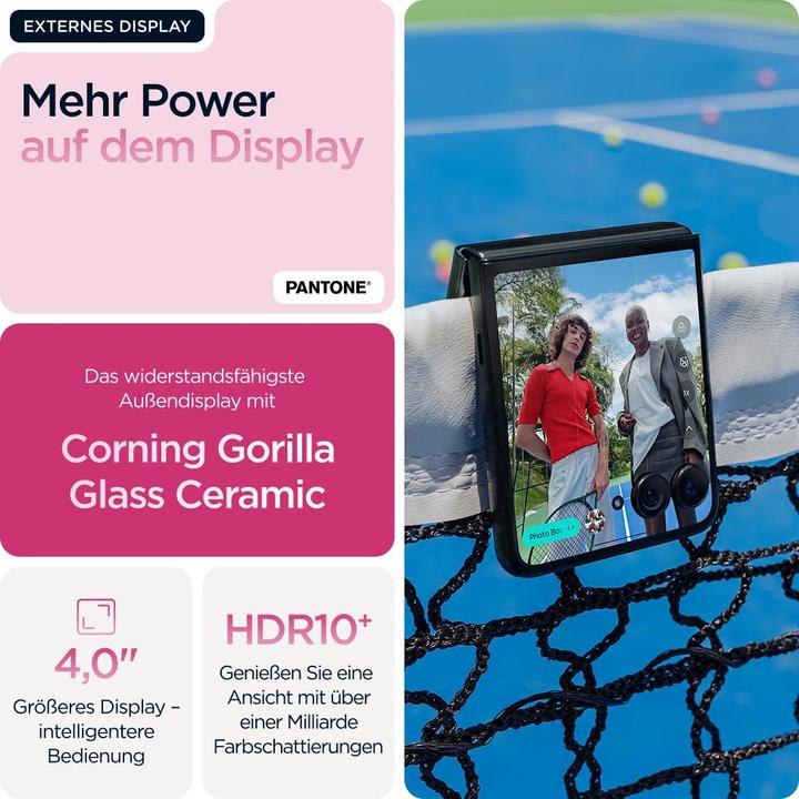 Productafbeelding Motorola Razr 60 Ultra (512 GB, Pantone Cabaret, 6.96", SIM + eSIM, 50 Mpx, 5G)