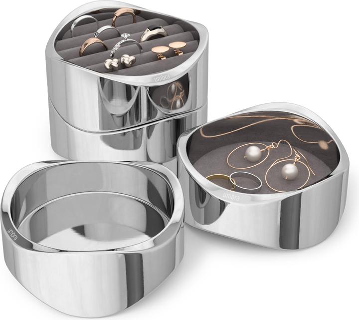 Produktbild Umbra Schmuckschatulle Mavy 11 cm, Silber