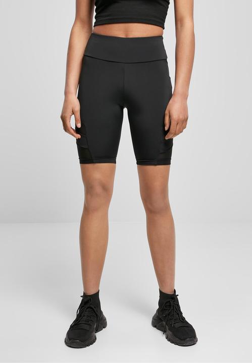 Immagine prodotto Urban Classics Pantaloncini da ciclismo Tech Mesh a vita alta da donna (XS)