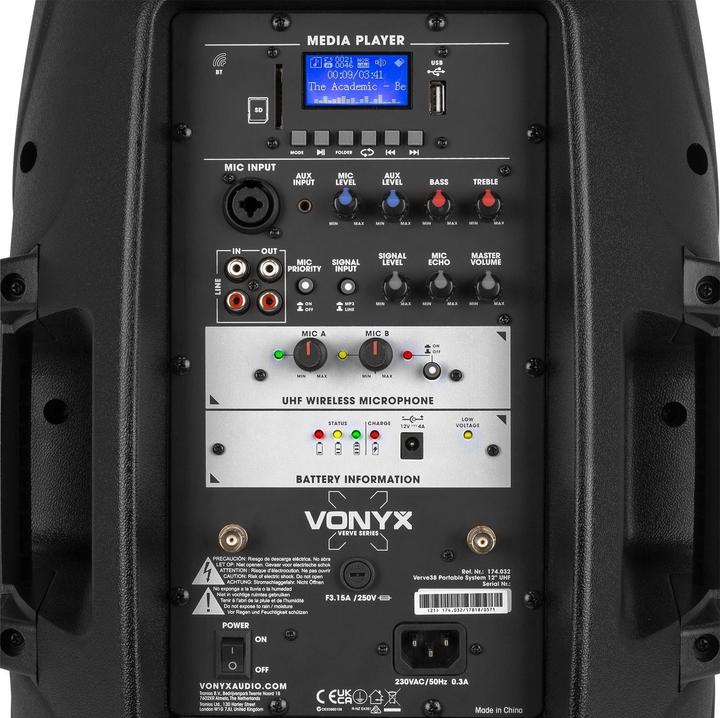 Produktbild Vonyx Verve38 (Aktiv, 1x 800 W)