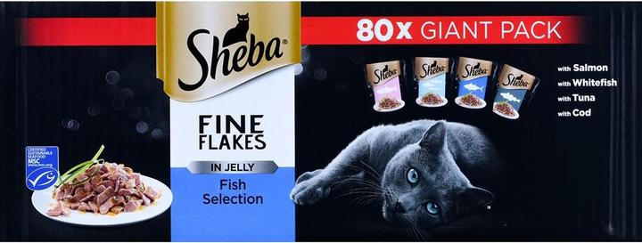 Image du produit Sheba Fine Flakes (Adulte, 80 pcs, 6800 g)