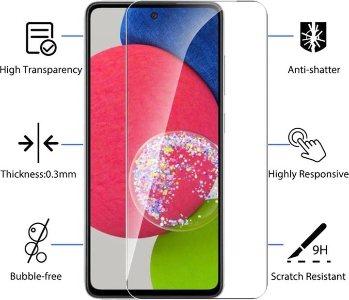Immagine prodotto Screenguard Samsung Galaxy A13 4G Pellicola protettiva in vetro Custodia Design amichevole (1 Pezzo/i, Samsung Galaxy A13)