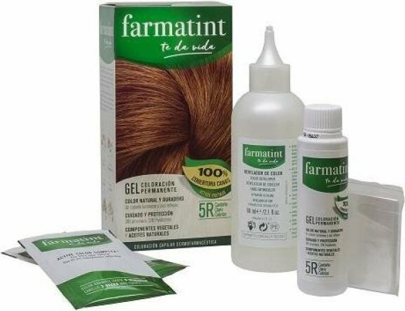 Image du produit Farmatint gel coloración permanente #5r-castaño claro cobriz (5r)