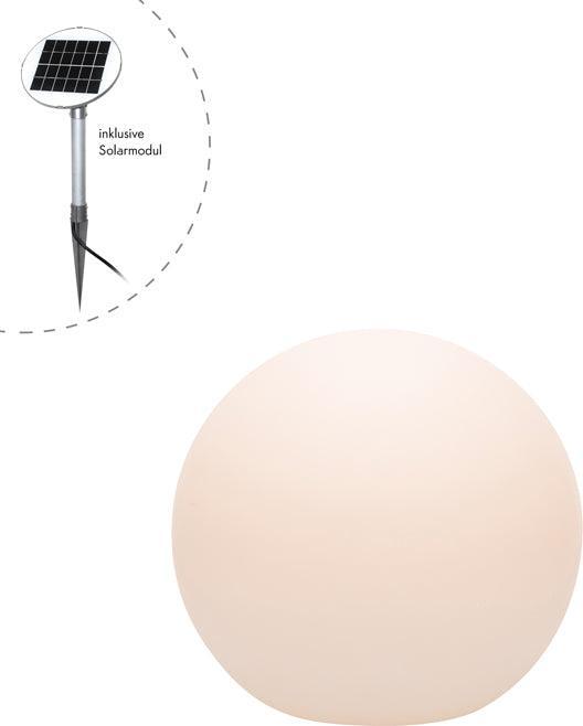 Productafbeelding 8 seasons design SOLAR Shining Globe 40 cm Deco Lamp, Wit (410 lm, IP44)