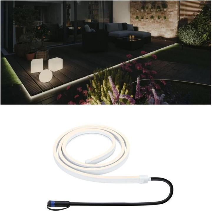 Produktbild Paulmann Outdoor Plug & Shine Stripe Smooth (Warmweiss, 200 cm, Outdoor)