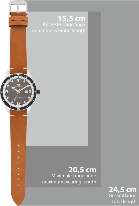 Image du produit Montre homme Vintage II - 34432 (Montre analogique, 42 mm)