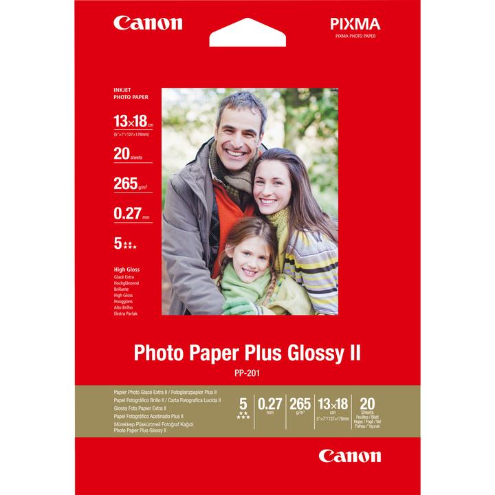 Produktbild Canon PP-201 Plus Glossy II (260 g/m², 13 x 18 cm, 20 x)