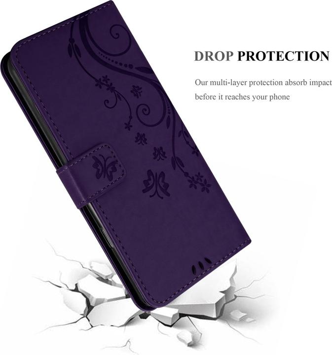 Actual product image Cadorabo Flower Book cover (Oppo A94 5G)