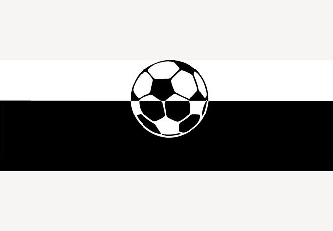 Produktbild Trenddeko Fussball (90 x 40 cm)