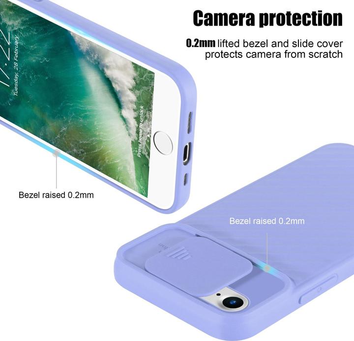 Produktbild Cadorabo TPU Cover mit Kamera Schutz (Apple iPhone 7, Apple iPhone SE (2nd Gen))