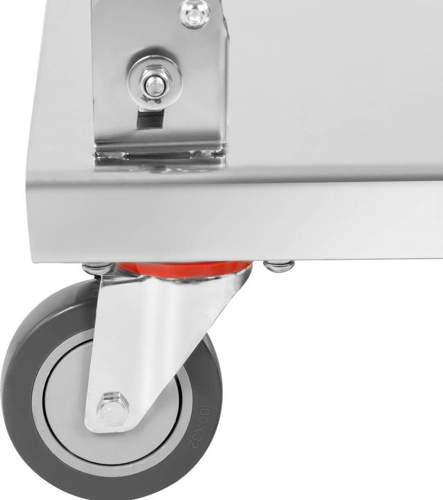 Produktbild Royal Catering Transportwagen Edelstahl Handwagen Plattformwagen Rollwagen Klappwagen 330Kg (330 kg)