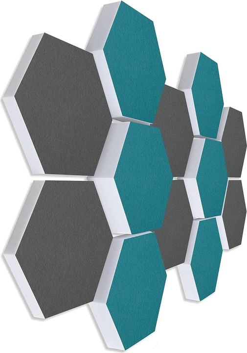 Platino24 Set 3D di pannelli fonoassorbenti