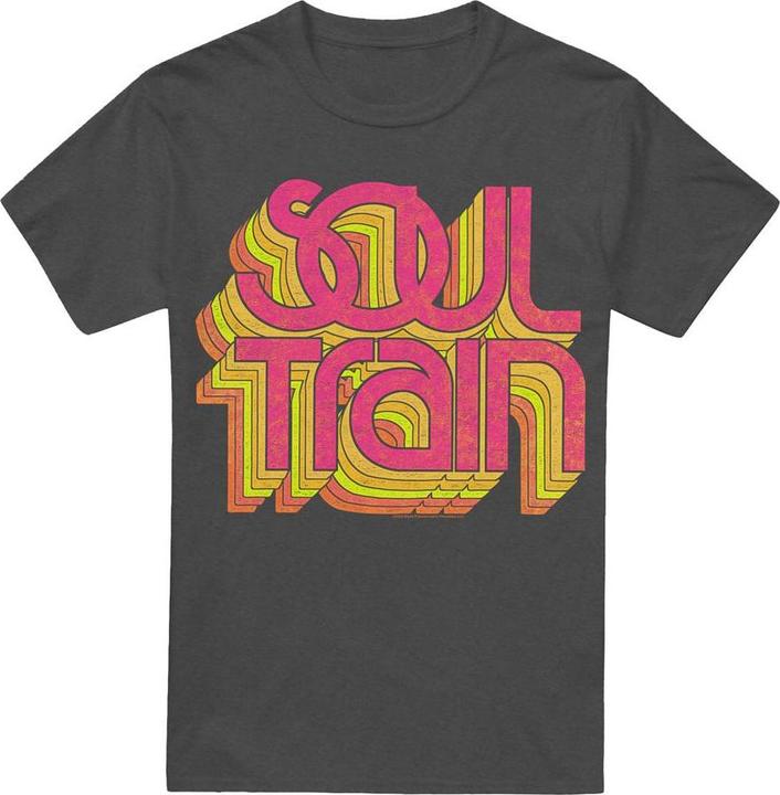 Actual product image Bet Unisex Adult Soul Train Vibing Logo T-Shirt (3XL)