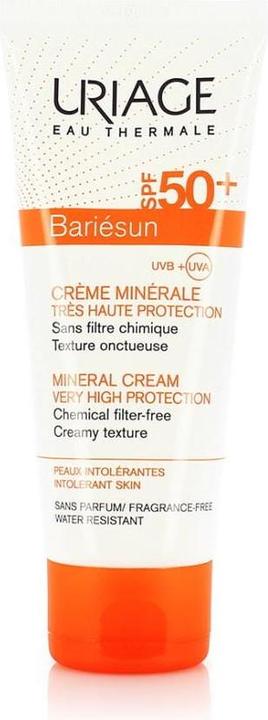 Image du produit Uriage Crème minérale Bariésun (Crème solaire visage, SPF 50, 100 ml)
