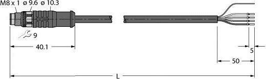 Image du produit Turck Actuateur- (2 m)