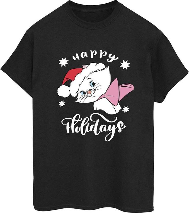 Produktbild Disney Die Aristocats Frohe Feiertage Baumwolle Boyfriend TShirt (4XL)