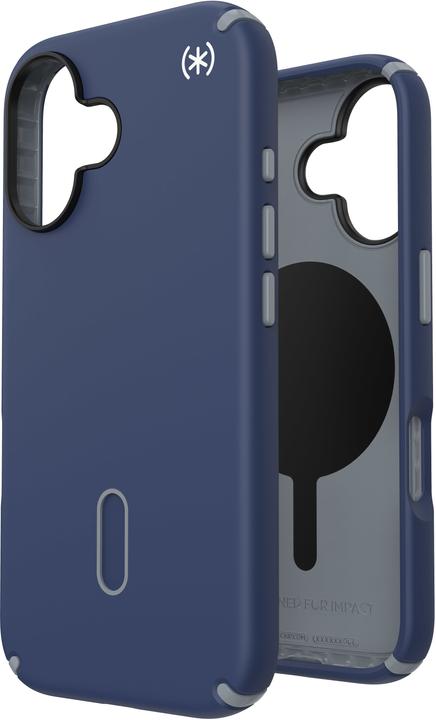 Actual product image speck Presidio2 Pro + ClickLock Apple iPhone 16 Coastal Blue - with Microban (Apple iPhone 16)