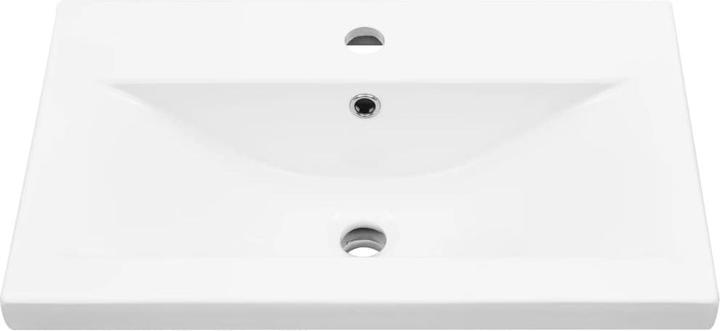 Immagine prodotto VidaXL Set di mobili da bagno Mobile per vanità Specchio da bagno Armadietto 4 pezzi grigio cemento