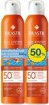 Actual product image Sun System Spf50+ Baby Transparent Spray Pack 2 X 200 Ml (Sun spray, SPF 50+, 200 ml)