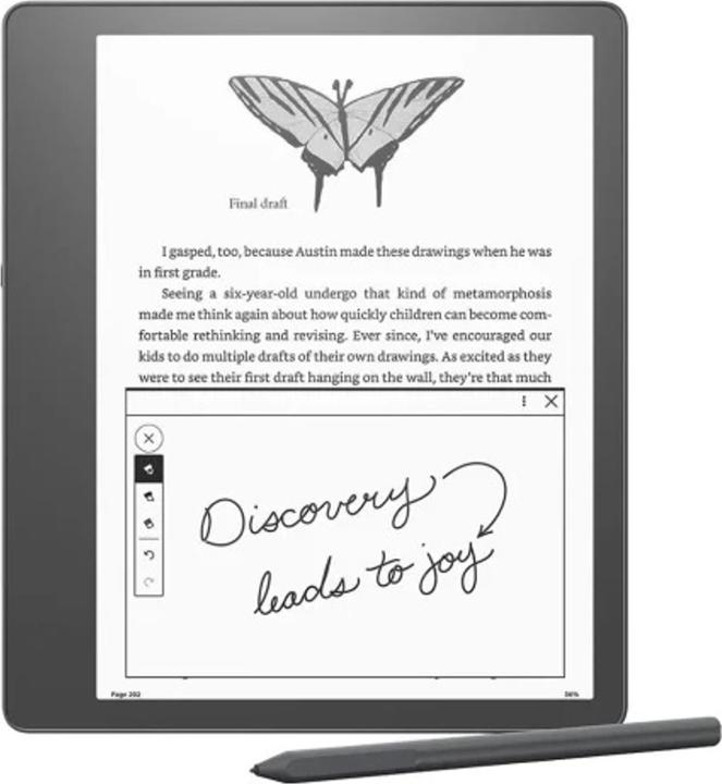 Immagine prodotto Amazon Ebook Kindle Scribe 10.2 32GB WiFi Premium Pen Grigio (10.20", 32 GB, Grigio)