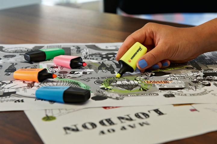 Produktbild STABILO BOSS MINI Textmarker (Gelb, Pink, Blau, 5 mm, 3 x)