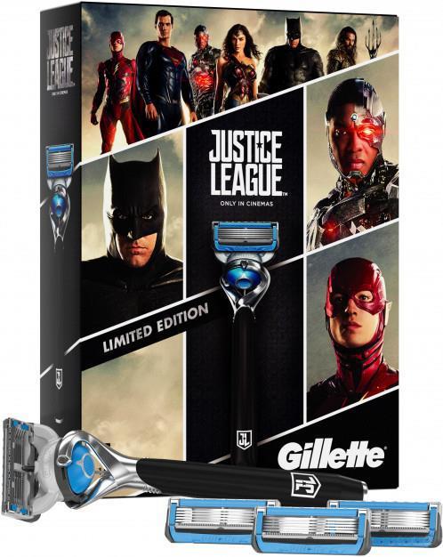 Actual product image Gillette ProShield Justice League gift set