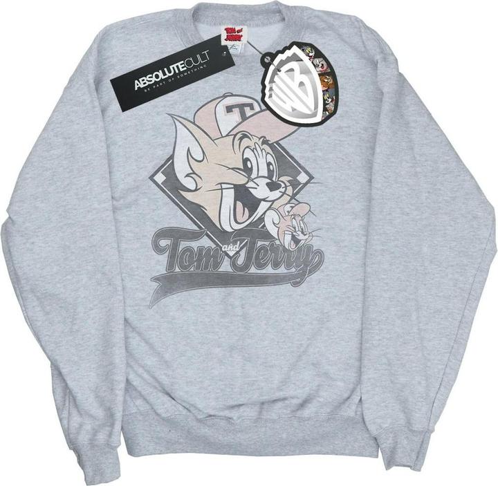 Tom & Jerry Baseball Caps Sweatshirt