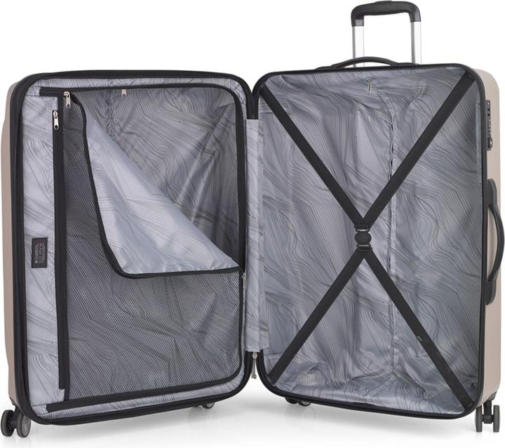 Actual product image Gabol Ocean 4-wheel suitcase set 2-piece with expansion fold (200 l, XL (from 140l))