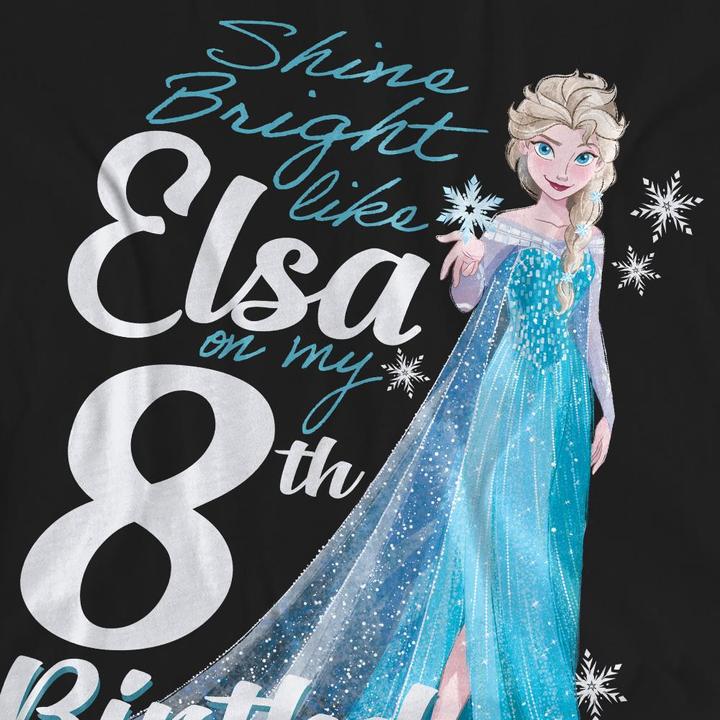 Produktbild Disney Frozen Bright Like Elsa TShirt 8 Geburtstag (XL)