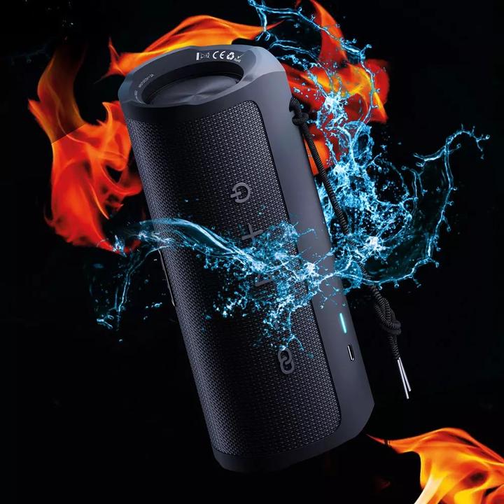 Produktbild 3MK Fuego głośnik bezprzewodowy 30W Bluetooth 5.3 TWS IPX7 czarny/black (12 h, Stromversorgung über USB)