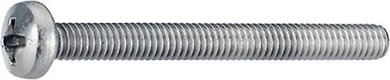 Produktbild Bossard Schraube, Maschine/Flachkopf, Phillips, PH1, M3, 6mm, Packung à 100 Stück (100 Schrauben pro Stück)