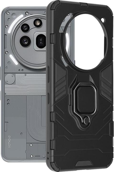 Actual product image Techsuit - Silicone Shield - Nothing Phone (3a) Pro - Black (Nothing Phone (3a) Pro)