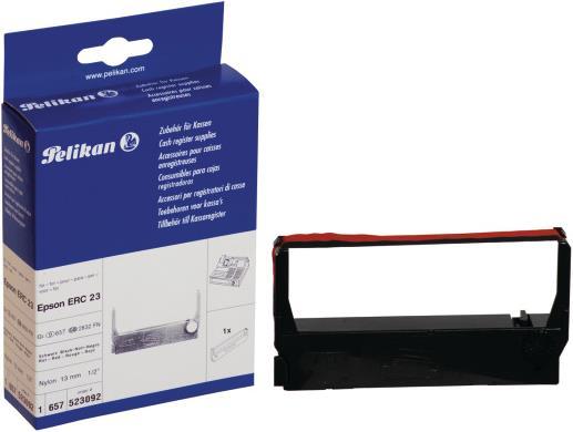 Actual product image Pelikan Ribbon Nylon HD black/red