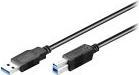 Image du produit MicroConnect USB A – USB B (5 m, USB 3.2 Gen 1)