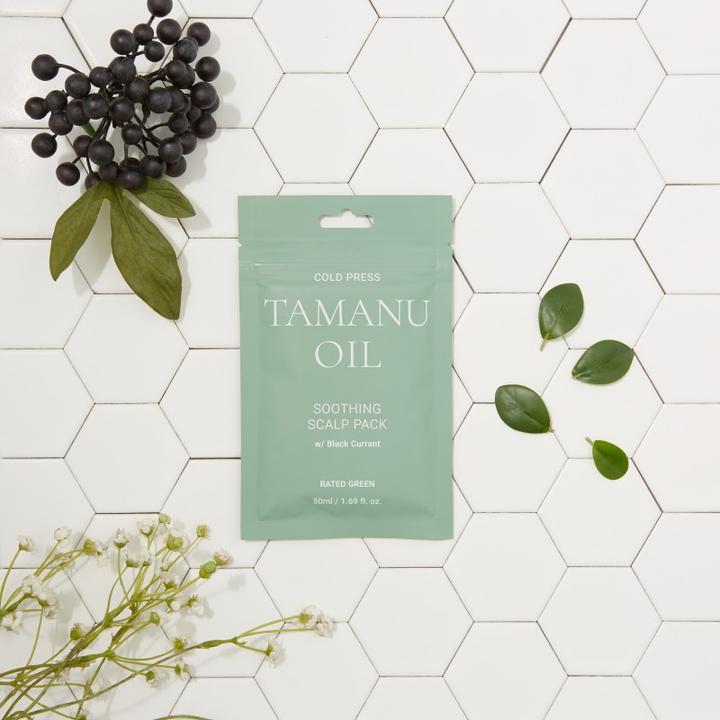 Produktbild Rated Green cold press tamanu oil soothing scalp pack w/ blackcurrant (50 ml)