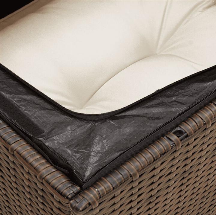 Actual product image VidaXL Garden furniture Sofa set Garden set 7-piece garden set Brown