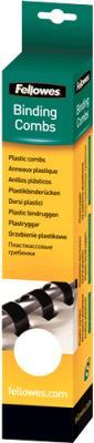 Image du produit Fellowes Dossiers de reliure en plastique A4 100 pièces - 12,5 mm, blanc
