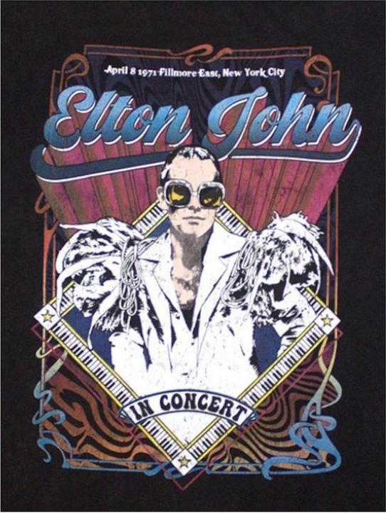 Produktbild Elton John Pysch Vintage TShirt (XL)