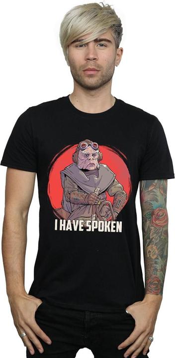 Actual product image Star Wars Mens The Mandalorian I Have Spoken T-Shirt (L)
