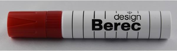Actual product image Berec Whiteboard Marker Extra Wide (Red, 13 mm, 10 x)