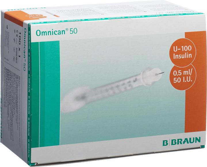 Immagine prodotto B.Braun Insulin 50 0.5ml 0.3x8mm G30 einz (Siringa di insulina)