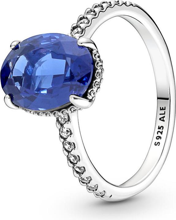 Pandora Ring Sparkling Statement Halo (52, 925 Silver)