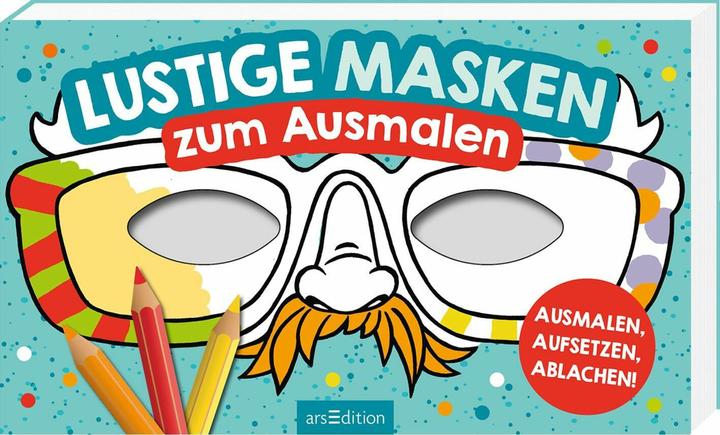 Produktbild Lustige Masken zum Ausmalen